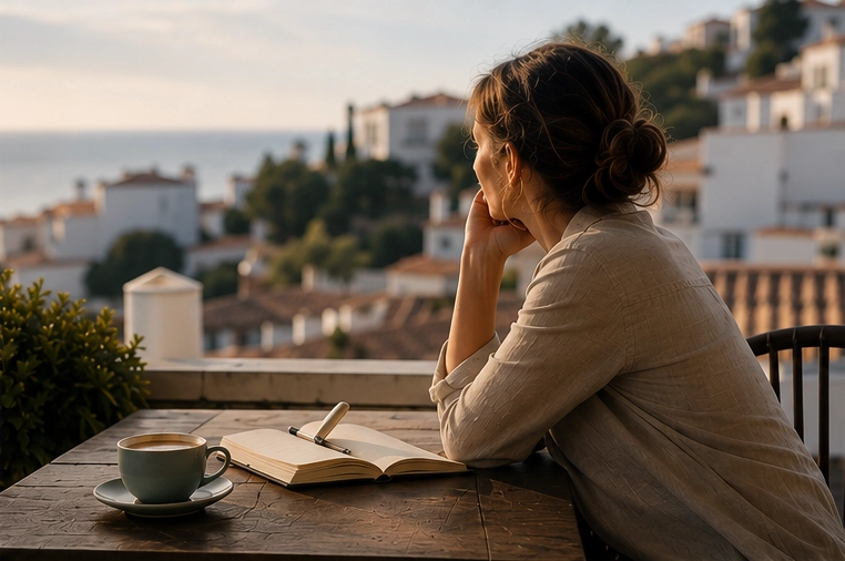 Expatriée prenant du recul sur sa trajectoire professionnelle
